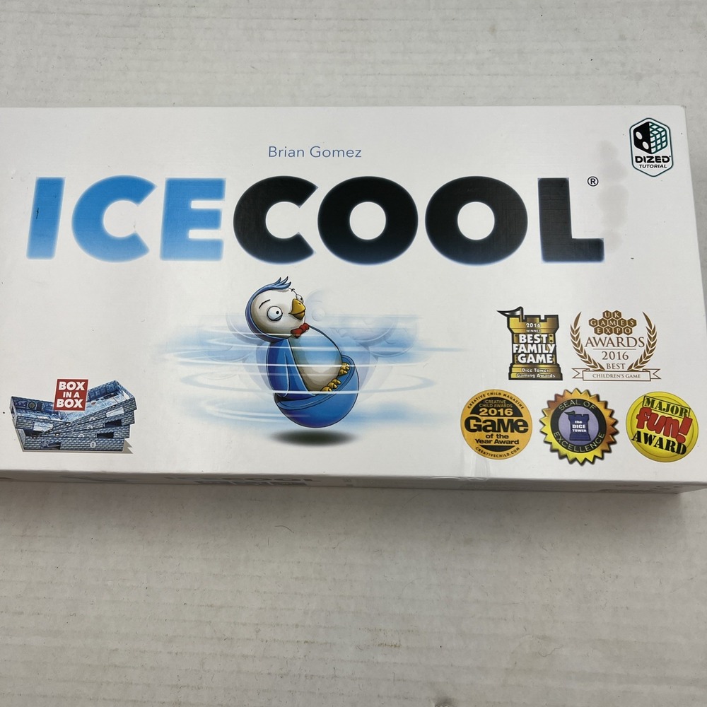 Ice Cool Family Board Game Brain Games 2016 Award Winning Penguins 100% Complete